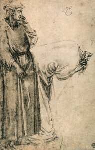 Figures masculines (copie de Giotto) - Michelangelo Buonarroti